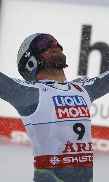 Svindal beaten by teammate Jansrud in his final race